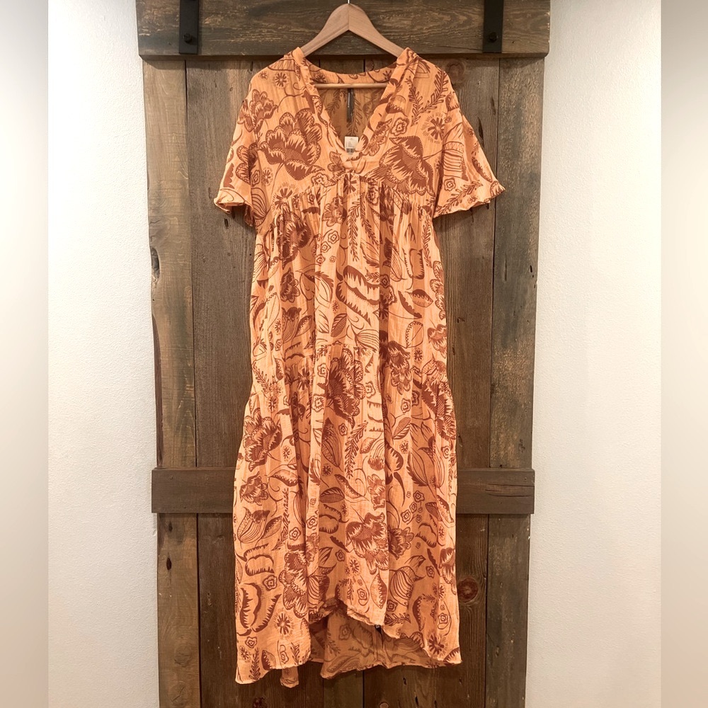 NWT Anthropologie Kallie Flowy Maxi Dress XS